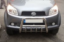 Daihatsu Terios 2006–2017 Sprednji zaščitni lok QT006 (nerj.) fotografija 4