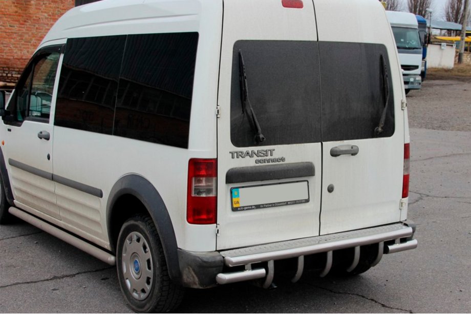 Ford Connect 2002–2006 Zadnji zaščitni lok AK-design (nerjaveče jeklo) Image