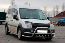 Ford Connect 2006–2009 Sprednji zaščitni lok (bullbar) z dvojno cevjo WT003-Plus-2 (nerjaveče jeklo) fotografija 3