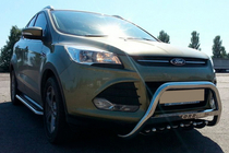 Ford Kuga/Escape 2013–2019 Sprednji zaščitni lok WT004 (inox) fotografija 2