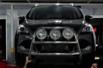 Ford Kuga/Escape 2013–2019 Prednji zaščitni lok WT018 (inox) fotografija 5
