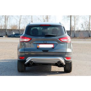 Zadnji zaščitni lok AK007 (nerjavno jeklo) Ford Kuga 2008–2013 fotografija 4