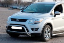 Ford Kuga 2008–2013 Sprednji zaščitni lok (kenguru) WT007 (nerjavno jeklo) fotografija 1