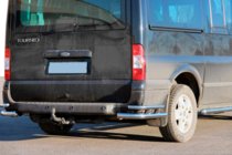 Ford Transit 2000–2014 Zadnji vogalni ščitniki AK003-Double (nerjaveče jeklo) fotografija 1