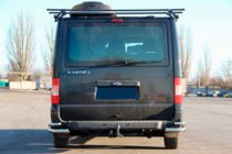 Ford Transit 2000–2014 Zadnji vogalni ščitniki AK003-Double (nerjaveče jeklo) fotografija 2