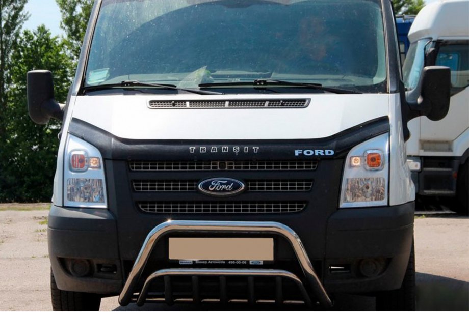 Ford Transit 2000–2014 Sprednji zaščitni lok WT002 (2006-2014, nerjavno jeklo) Image
