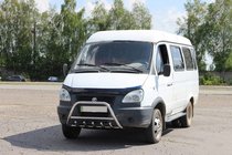 Газель, соболь 1998– Prednji zaščitni lok WT003 (nerjavno jeklo) fotografija 6