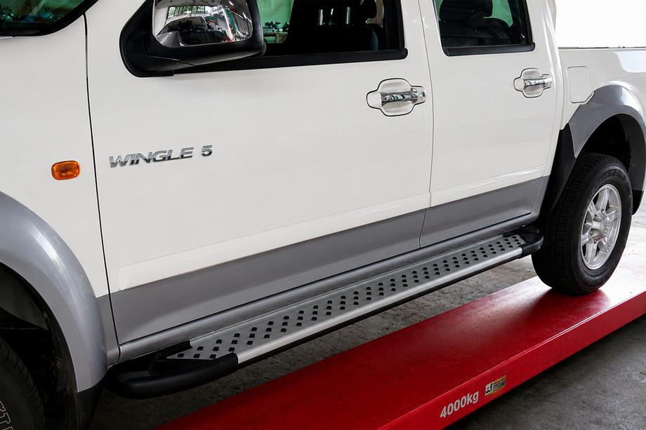 GreatWall Wingle 5 2006– Stranske stopnice Allmond Grey (2 kosa, aluminij) Image