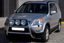 Honda CRV 2001–2006 Prednji zaščitni lok WT018 (inox) fotografija 3