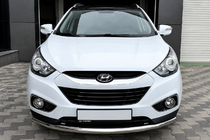 Hyundai IX-35 2010–2015 Sprednji zaščitni lok ST008 (nerjavno jeklo) fotografija 1