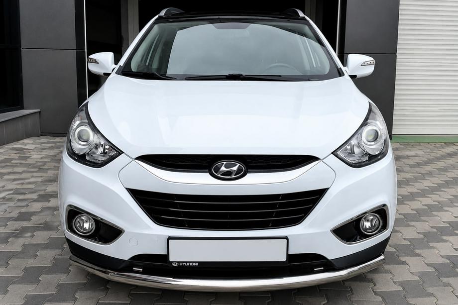 Hyundai IX-35 2010–2015 Sprednji zaščitni lok ST008 (nerjavno jeklo) Image