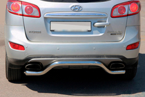 Hyundai Santa Fe 2 2006–2012 Zadnji lok AK007-2 (nerjaveče jeklo) fotografija 1