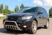 Hyundai Santa Fe 2 2006–2012 Sprednji zaščitni lok WT002 (nerjaveče jeklo) fotografija 2