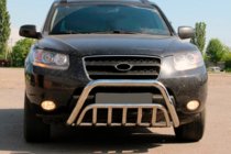 Hyundai Santa Fe 2 2006–2012 Sprednji zaščitni lok WT002 (nerjaveče jeklo) fotografija 1