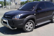 Hyundai Tucson JM 2004– Sprednji zaščitni lok WT002 (nerjaveče jeklo) fotografija 3