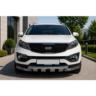 Sprednji zaščitni lok ST009-15 (2013-2015, nerjavno jeklo) Kia Sorento II XM 2009–2014