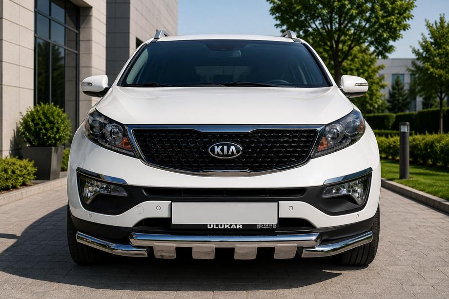 Kia Sorento II XM 2009–2014 Sprednji zaščitni lok ST009-15 (2013-2015, nerjavno jeklo) Image