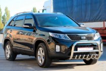 Kia Sorento II XM 2009–2014 Sprednji zaščitni lok (bullbar) WT021 (nerjaveče jeklo) fotografija 3