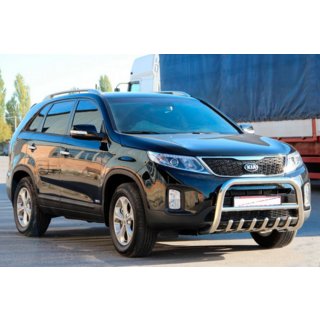 Sprednji zaščitni lok (bullbar) WT021 (nerjaveče jeklo) Kia Sorento II XM 2009–2014 fotografija 3