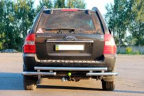 Kia Sportage 2004–2010 Zadnji zaščitni lok AK007 (nerjavno jeklo) fotografija 2