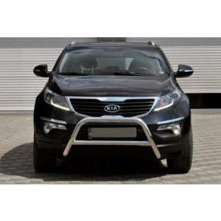 Prednji zaščitni lok WT006 (nerjaveče jeklo) Kia Sportage 2010–2015 fotografija 1
