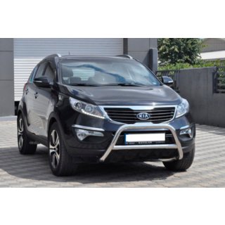 Prednji zaščitni lok WT006 (nerjaveče jeklo) Kia Sportage 2010–2015 fotografija 2