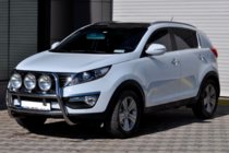 Kia Sportage 2010–2015 Prednji zaščitni lok WT018 (inox) fotografija 3