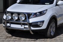 Kia Sportage 2010–2015 Prednji zaščitni lok WT018 (inox) fotografija 1