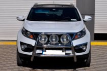 Kia Sportage 2010–2015 Prednji zaščitni lok WT018 (inox) fotografija 2