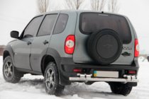 Chevrolet Niva 1998–2020 Zadnji zaščitni lok AK015 (inox) fotografija 3