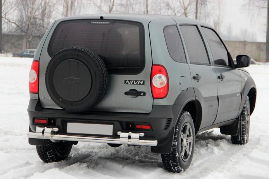 Chevrolet Niva 1998–2020 Zadnji zaščitni lok AK015 (inox) Image