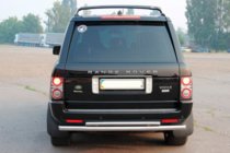 Range Rover III L322 2002–2012 Zadnji zaščitni lok AK002-Dvojni (nerjaveče jeklo) fotografija 2