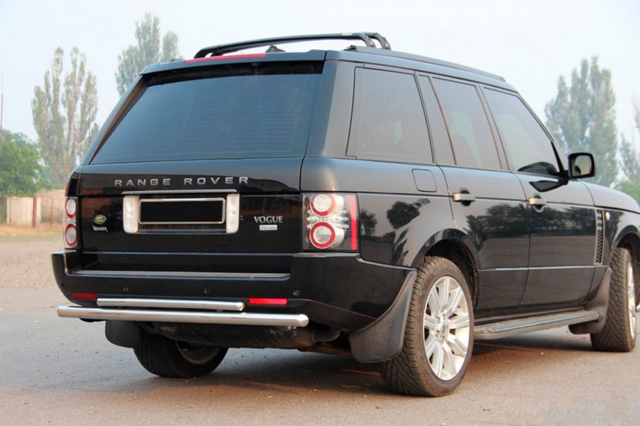 Range Rover III L322 2002–2012 Zadnji zaščitni lok AK002-Dvojni (nerjaveče jeklo) Image