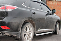 Lexus RX 2009–2015 Stranske stopnice Fullmond (2 kosa, aluminij) fotografija 7