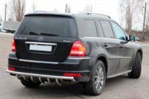 Mercedes GL class X164 2006–2012 Zadnji zaščitni lok AK-style (nerjaveče jeklo) fotografija 1