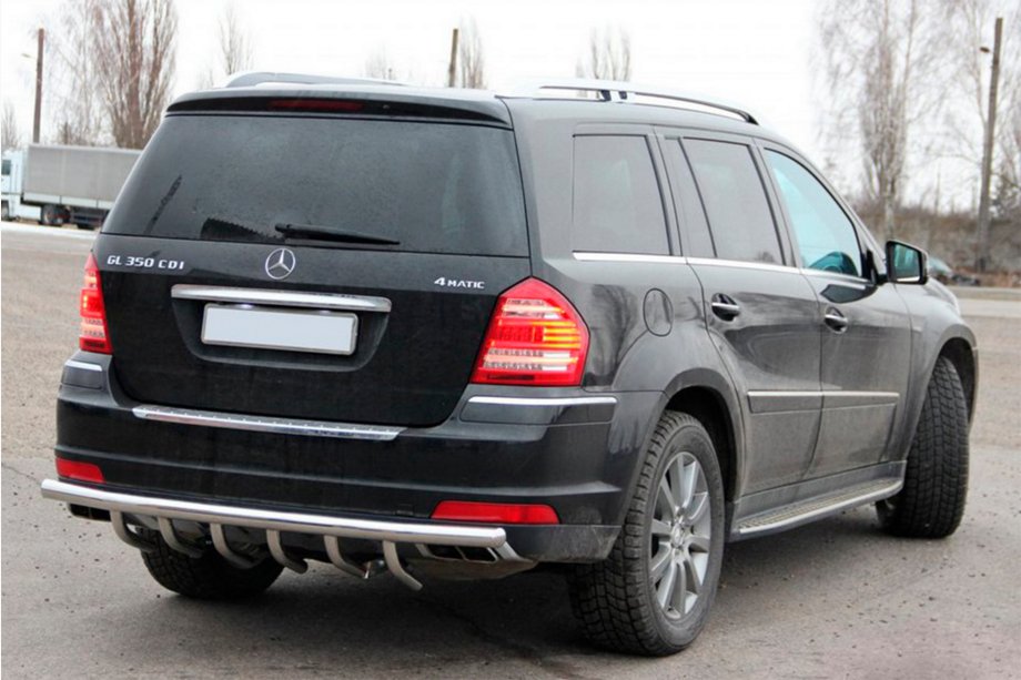 Mercedes GL class X164 2006–2012 Zadnji zaščitni lok AK-style (nerjaveče jeklo) Image