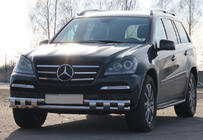 Mercedes GL class X164 2006–2012 Sprednji zaščitni lok ST015 (nerjaveče jeklo) fotografija 1