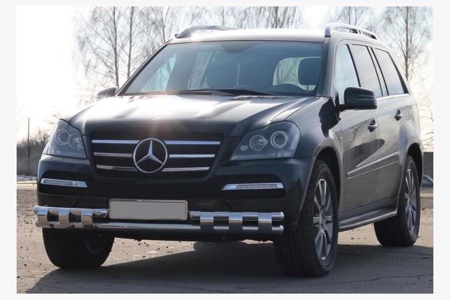Mercedes GL class X164 2006–2012 Sprednji zaščitni lok ST015 (nerjaveče jeklo) Image
