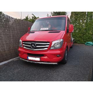 Sprednja spodnja zaščitna cev ST008 (nerj.) Mercedes Sprinter W906 2006–2018 fotografija 4