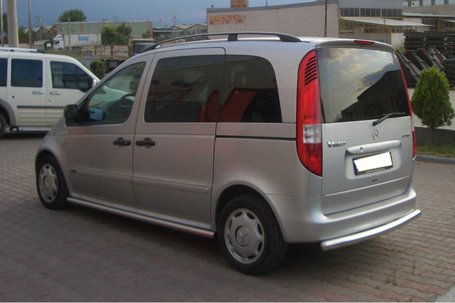Mercedes Vaneo W414 2001–2005 Zadnji zaščitni lok (nerjaveče jeklo) Image