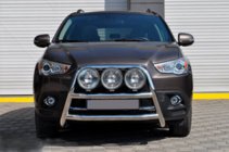 Mitsubishi ASX 2010–2023 Prednji zaščitni lok WT018 (inox) fotografija 1