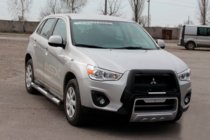 Mitsubishi ASX 2010–2023 Bočne cevi BB002 (2 kosa, inox) fotografija 2