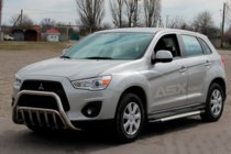 Mitsubishi ASX 2010–2023 Sprednji zaščitni lok WT002 (nerjaveče jeklo) fotografija 2