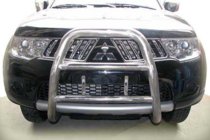 Mitsubishi L200 2006–2015 Prednji zaščitni lok WT018 (inox) fotografija 3