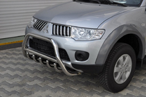 Mitsubishi L200 2006–2015 Prednji zaščitni lok WT003 (nerjavno jeklo) fotografija 3