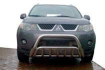 Mitsubishi Outlander 2006–2012 Sprednji zaščitni lok WT002 (nerjaveče jeklo) fotografija 1