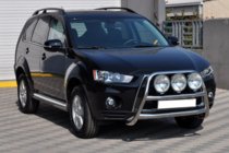 Mitsubishi Outlander 2006–2012 Prednji zaščitni lok WT018 (2010-2012, nerjaveče jeklo) fotografija 2