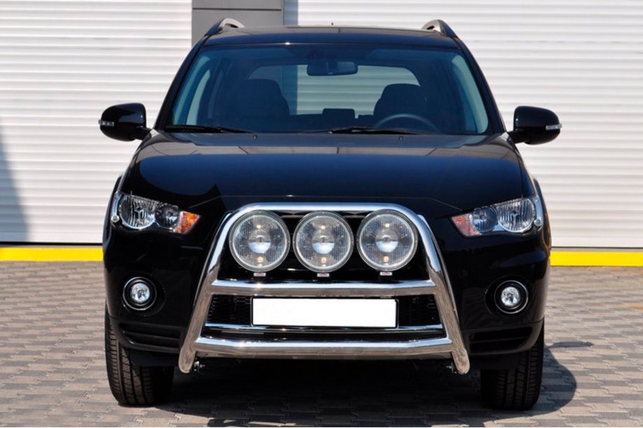 Mitsubishi Outlander 2006–2012 Prednji zaščitni lok WT018 (2010-2012, nerjaveče jeklo) Image