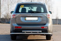 Mitsubishi Outlander 2012–2021 Zadnji zaščitni lok AK004 (nerjaveče jeklo) fotografija 2