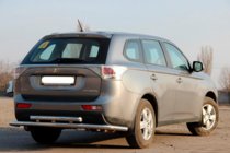 Mitsubishi Outlander 2012–2021 Zadnji zaščitni lok AK004 (nerjaveče jeklo) fotografija 3